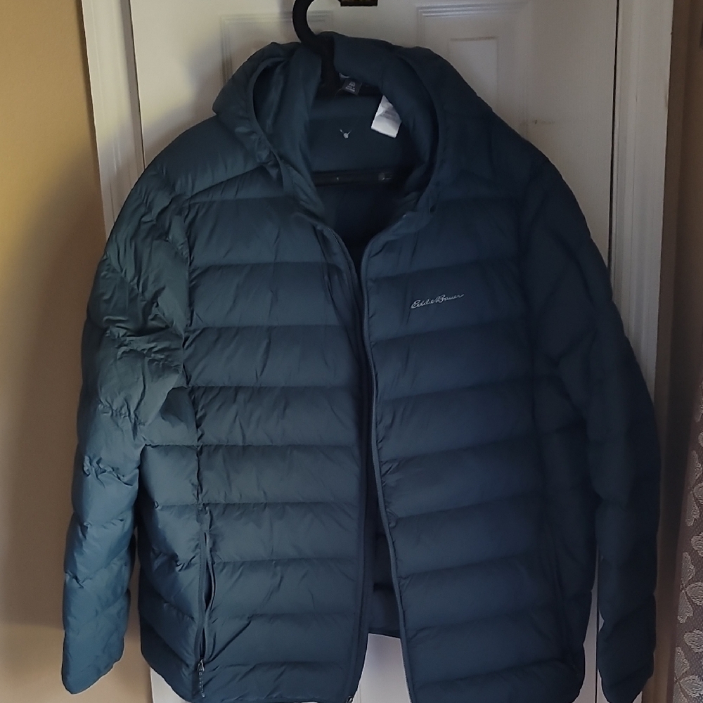 Eddie Bauer Women's Dark Teal Puffer Jacket